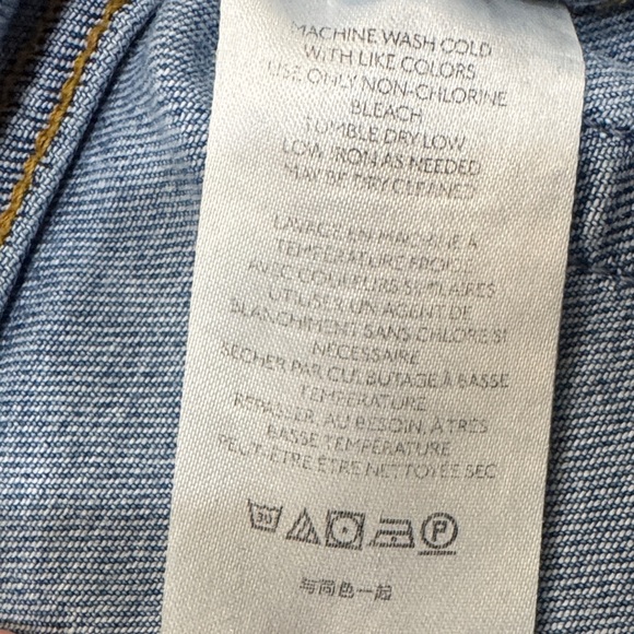 Pilcro and the Letterpress Women's Cropped Relaxed Blue Jeans 26P - Picture 5 of 10